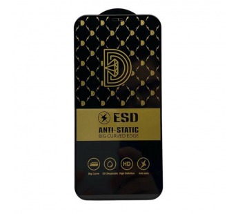 Защитное стекло iPhone 12/12 Pro (Golden Diamond ESD 0.4mm) тех упаковка Черное#2068401