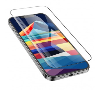 Защитное стекло Hoco G14 IPhone 16 Pro Max, полноразмерное, 3D, цвет черный (10)#2057245