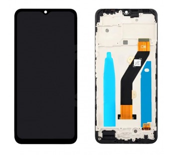 Дисплей для Infinix Hot 30i в рамке + тачскрин (черный) (100% LCD)#2086790