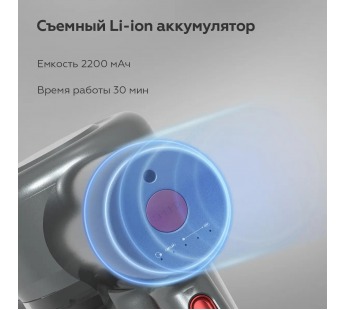 Беспроводной вертикальный пылесос BQ VCA0202H Gray#2058065