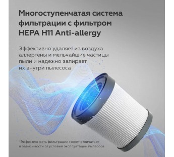 Беспроводной вертикальный пылесос BQ VCA0202H Gray#2058040