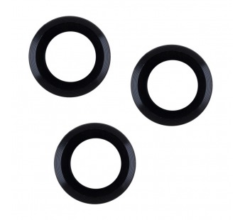 Защитное стекло линзы камеры для iPhone 16 Pro Max (комплект 3 шт.) Черный#2083584