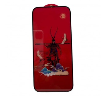 Защитное стекло iPhone 16 Pro Max (Monkey King ESD) тех упаковка Черное#2072438