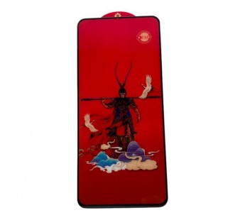 Защитное стекло Infinix Hot 40i (2023) (Monkey King ESD) тех упаковка Черное#2072435