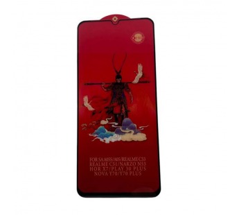 Защитное стекло Samsung A05/A05s (2023) (Monkey King ESD) тех упаковка Черное#2072428