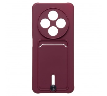 Чехол-накладка - SC304 с картхолдером для "Xiaomi Redmi 14C 4G/Poco C75 4G" (bordo) (236863)#2060036