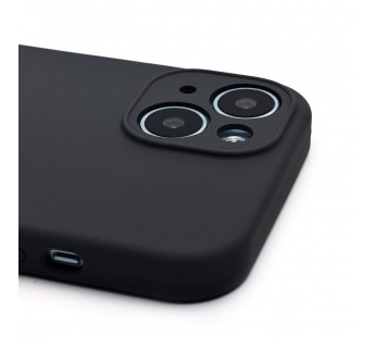 Чехол-накладка Soft Touch с закрытой камерой для Apple iPhone 15 (dark gray)#2062182