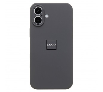 Чехол-накладка ORG Soft Touch с закрытой камерой для "Apple iPhone 16 Plus" (dark gray) (236263)#2062179