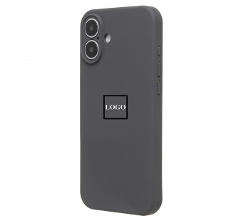 Чехол-накладка ORG Soft Touch с закрытой камерой для "Apple iPhone 16 Plus" (dark gray) (236263)#2062180