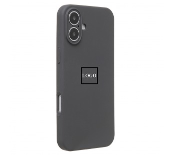 Чехол-накладка ORG Soft Touch с закрытой камерой для "Apple iPhone 16 Plus" (dark gray) (236263)#2062181
