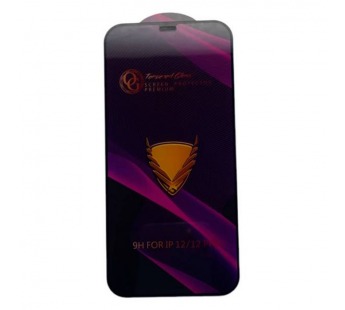 Защитное стекло iPhone 12/12 Pro (Golden Armor OG ESD) тех упаковка Черное#2078460