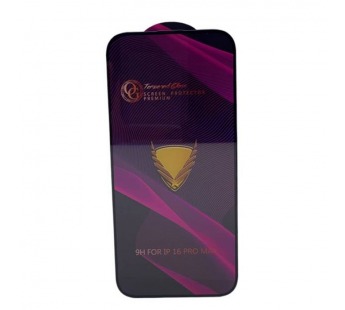 Защитное стекло iPhone 16 Pro Max (Golden Armor OG ESD) тех упаковка Черное#2078458