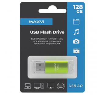 128GB накопитель MAXVI MP зеленый#2058685