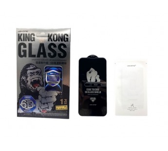 Защитное стекло iPhone 13/13 Pro/14 WEKOME WTP-040 (King Kong 6D HD) в упаковке Черное#2058749