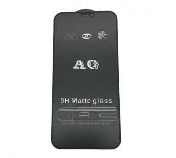 Защитное стекло iPhone 12/12 Pro (Матовое 9D AG) тех упаковка Черное#2068204