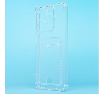 Чехол-накладка - SC276 с картхолдером для "Realme C63 4G" (transparent) (236931)#2063697