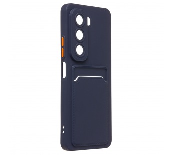 Чехол-накладка - SC337 с картхолдером для "Infinix Hot 50 4G" (dark blue) (237578)#2063166