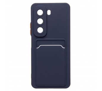 Чехол-накладка - SC337 с картхолдером для "Infinix Hot 50 4G" (dark blue) (237578)#2061920