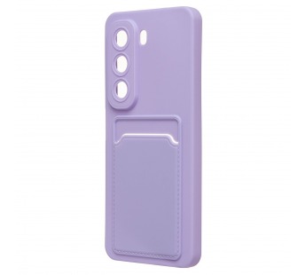 Чехол-накладка - SC337 с картхолдером для "Infinix Hot 50 4G" (light violet) (237579)#2090206