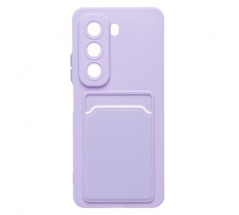 Чехол-накладка - SC337 с картхолдером для "Infinix Hot 50 4G" (light violet) (237579)#2061921