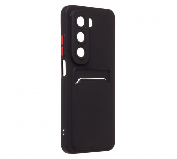 Чехол-накладка - SC337 с картхолдером для "Infinix Hot 50 5G" (black) (237598)#2063162