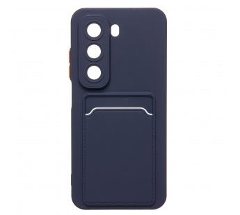 Чехол-накладка - SC337 с картхолдером для "Infinix Hot 50 5G" (dark blue) (237599)#2061923