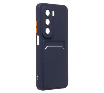 Чехол-накладка - SC337 с картхолдером для "Infinix Hot 50 5G" (dark blue) (237599)#2063159