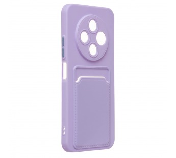 Чехол-накладка - SC337 с картхолдером для "Tecno Spark 30C 4G" (light violet) (237705)#2096621