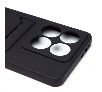 Чехол-накладка - SC337 с картхолдером для "Xiaomi 14T" (black) (237289)#2101986