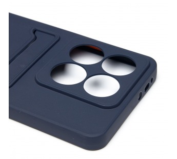 Чехол-накладка - SC337 с картхолдером для "Xiaomi 14T" (dark blue) (237290)#2101984