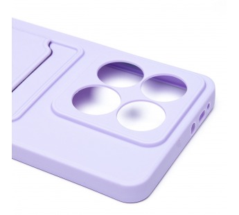 Чехол-накладка - SC337 с картхолдером для "Xiaomi 14T" (light violet) (237291)#2101982