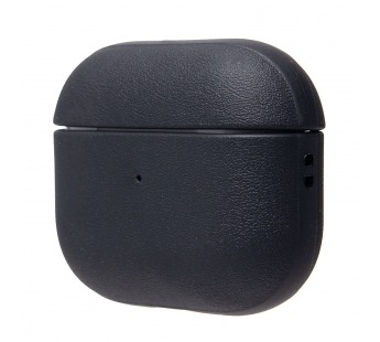 Чехол - PCP12 для кейса "AirPods (3-го поколения)" экокожа (black) (238206)#2061676