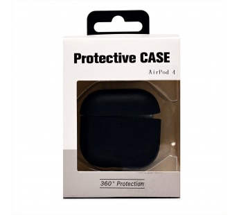 Чехол - PCP12 для кейса "AirPods (4-го поколения)" экокожа (black) (238203)#2061668