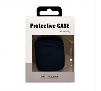 Чехол - PCP12 для кейса "Apple AirPods 2" экокожа (dark blue) (238211)#2061662