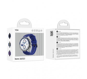 Смарт-часы HOCO Y24 AMOLED (серебро) Call Version#2060008