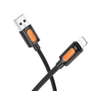 Кабель USB - Lightning BOROFONE BX114 Silicone (черный) 1м#2102436
