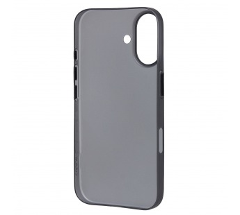 Чехол-накладка - PC091 для "Apple iPhone 16" (matte transparent/black) (236679)#2063204