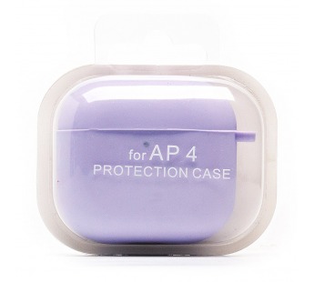 Чехол - Soft touch для кейса "AirPods (4-го поколения)" (light purple) (238197)#2062590