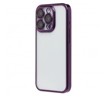 Чехол-накладка - PC073 с закрытой камерой для "Apple iPhone 15 Pro" (violet) (222634)#2066219