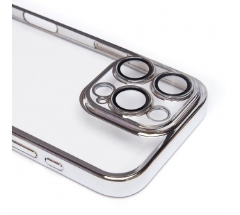 Чехол-накладка - PC073 с закрытой камерой для "Apple iPhone 16 Pro" (silver) (236473)#2095214
