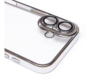 Чехол-накладка - PC073 с закрытой камерой для "Apple iPhone 16" (silver) (236481)#2095163
