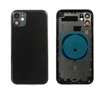 Корпус для iPhone 11 (1 Sim) Черный - Премиум#2077655