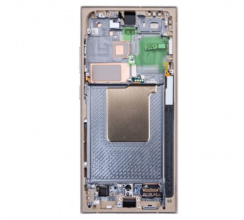 Дисплей для Samsung Galaxy S24 Ultra (S928B) модуль с рамкой Серый - OR (SP)#2079965