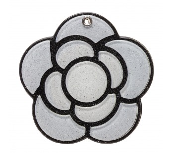 Наклейка - для телефона с зеркалом (Цветок) (gray) (237105)#2062069