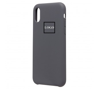 Чехол-накладка ORG Soft Touch для "Apple iPhone X/iPhone XS" (dark gray) (238674)#2063193