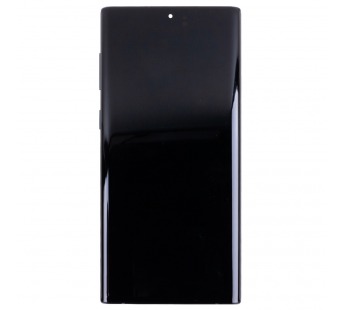 Дисплей для Samsung Galaxy Note 10 (N970F/N971F) модуль с рамкой Черный - (OLED)#2121453