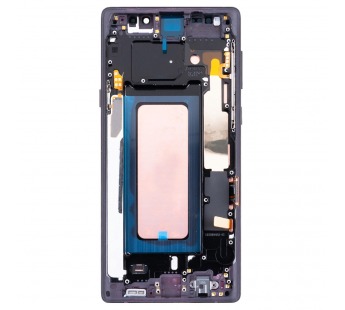 Дисплей для Samsung Galaxy Note 9 (N960F) модуль с рамкой Черный - (OLED) (Full Size)#2121219