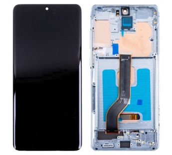 Дисплей для Samsung Galaxy S20+ (G985F) модуль с рамкой Синий - (OLED) (Full Size)#2086705