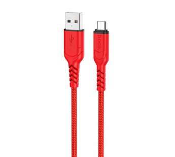 Кабель USB - Micro USB HOCO X59 (2.4A/2m) красный#2061418