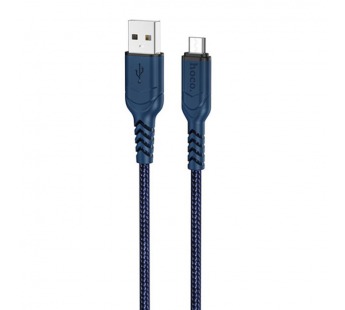 Кабель USB - Micro USB HOCO X59 (2.4A/2m) синий#2061415